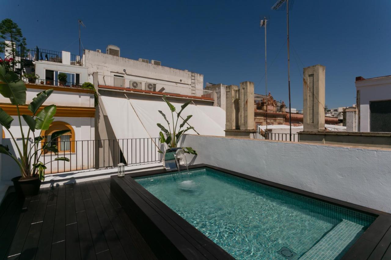 Lujoso Apartamento Con Piscina Compartida 1 セビリア エクステリア 写真